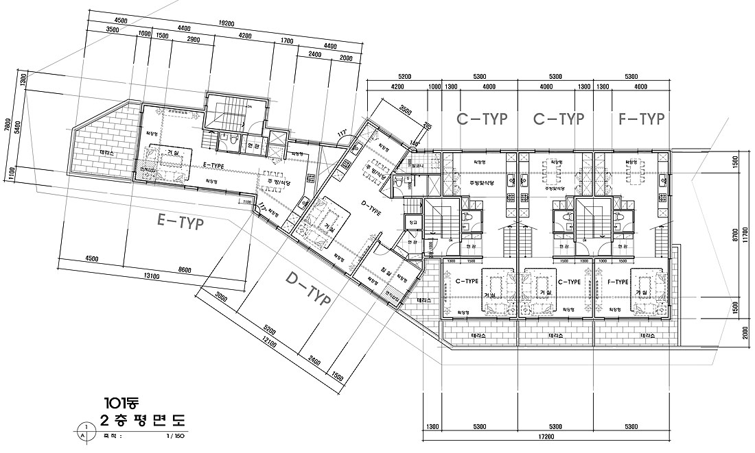 더포레스트 평면도_101동-지상2층